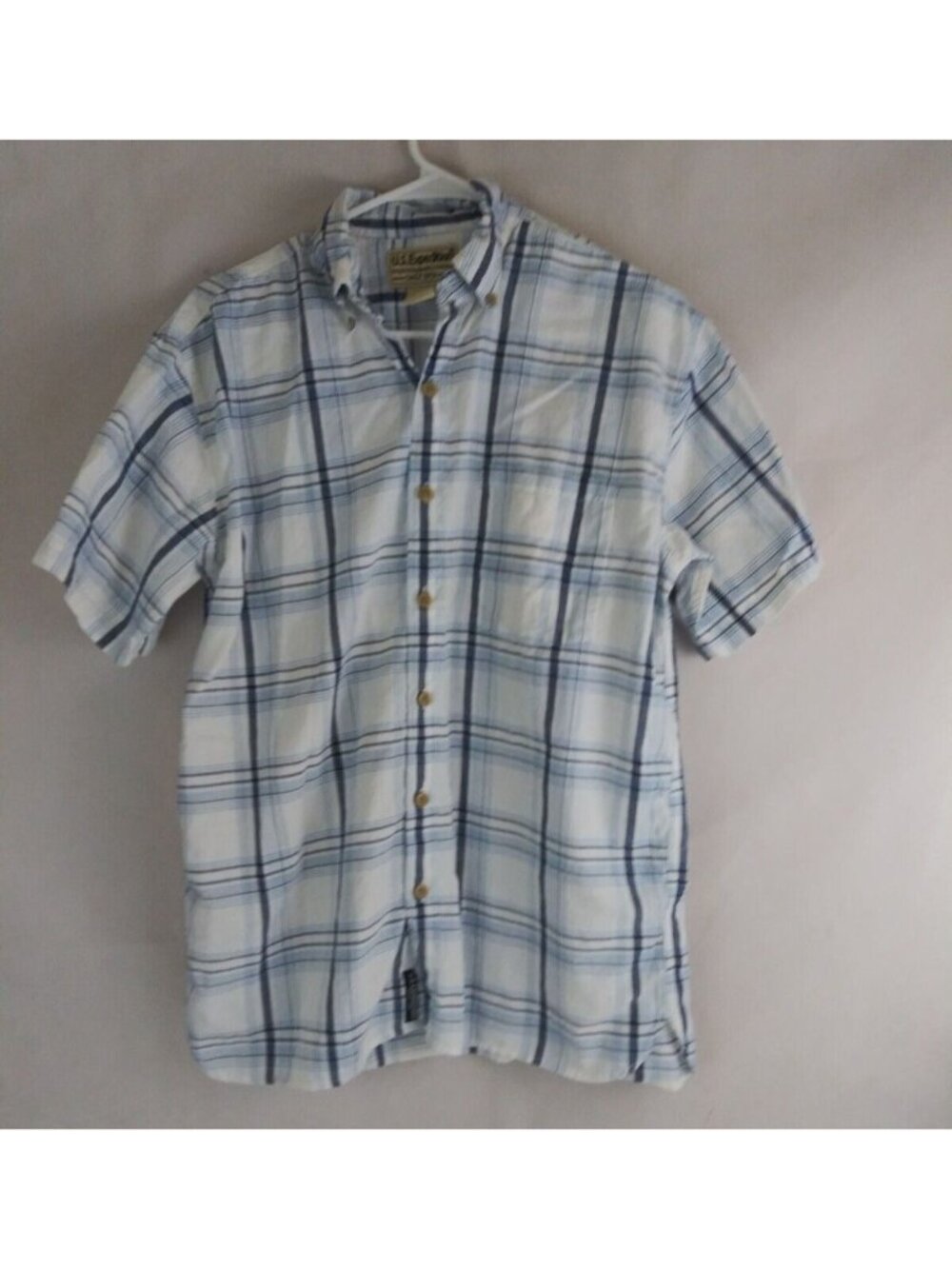 U.S. Expedition Men's Blue Casual Shirt Size Small